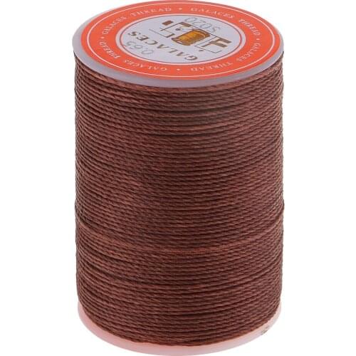 5Pcs 79 Yard/Spool Waxed Polyester Thread 0.65mm for Shoes Tents Bags Upholstery Repair