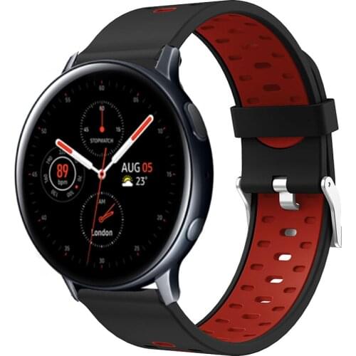 Silicone Band Strap For Samsung galaxy watch Active 2 40mm 44mm Replacement Sport Bracelet Watchband Wristband Active2 Gear S2