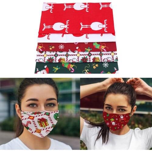 Christmas Cotton Fabric Textile Quilting Patchwork Fabric Fat Quarter Bundles for Scrapbooking Cloth Sewing DIY Crafts Pillows