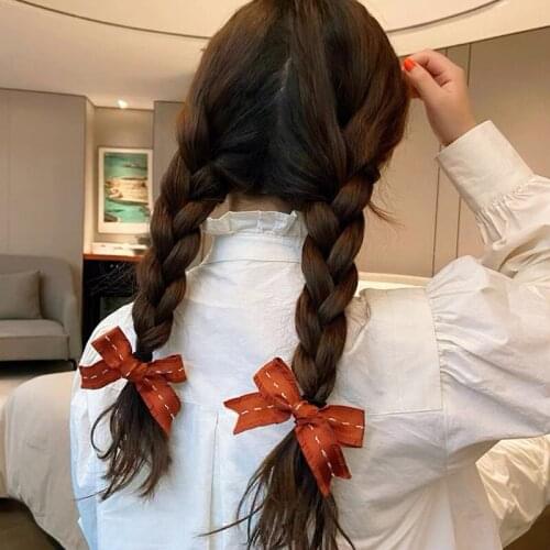 Chiffon 2021 Hot Sale Korean Elegant Scrunchies Women Girls Elastic Hair Rubber Band Accessories Tie Hair Ring Rope Headdress