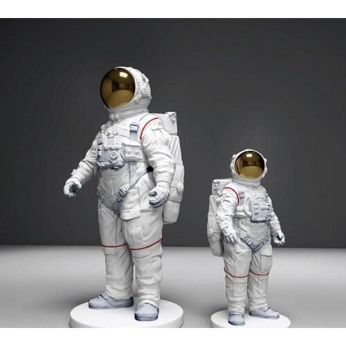 Modern Luxury Astronaut Resin Accessories Art Home Livingroom Floor Furnishing Crafts Hotel Entrance Aisle Sculpture Decoration