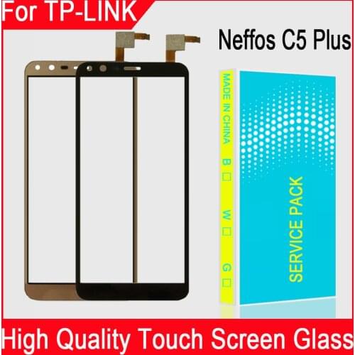 5.34" inch Touch Screen Glass For TP-Link Neffos C5 Plus Touch Screen Digitizer Front Glass Panel Sensor Replacement