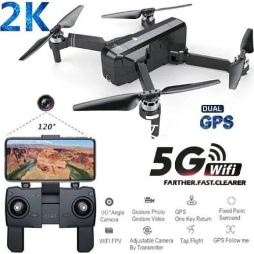 In Stock SJRC F11 PRO GPS 5G Wifi FPV With 2K Camera 25mins Flight Time Brushless Selfie RC Drone Quadcopter Quadcopter RTF ZLRC