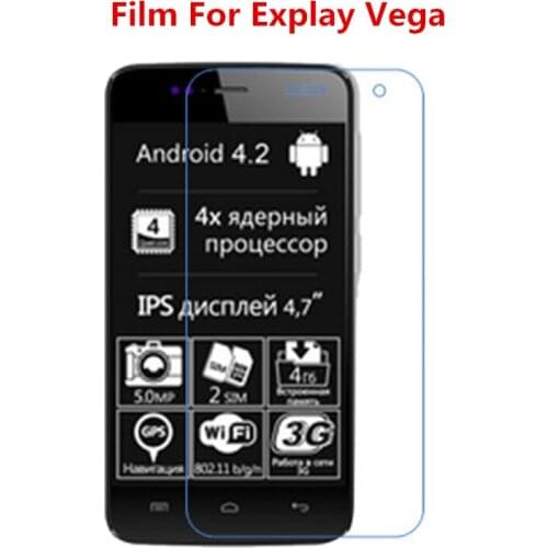 1/2/5/10 Pcs Ultra Thin Clear HD LCD Screen Protector Film With Cleaning Cloth Film For Explay Vega