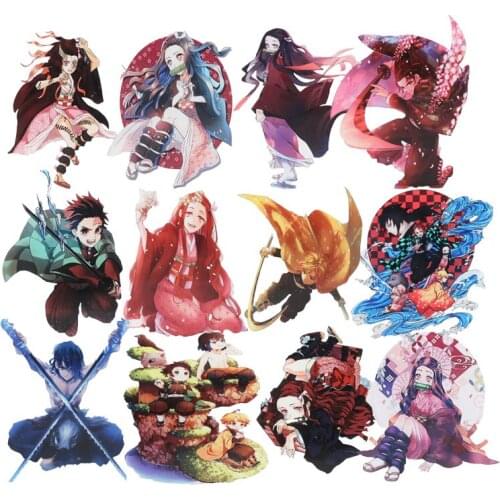 15cm Anime Demon Slayer Kimetsu no Yaiba Tanjirou Nezuko Zenitsu Inosuke Acrylic Stand Figure Model Desk Decor Toys