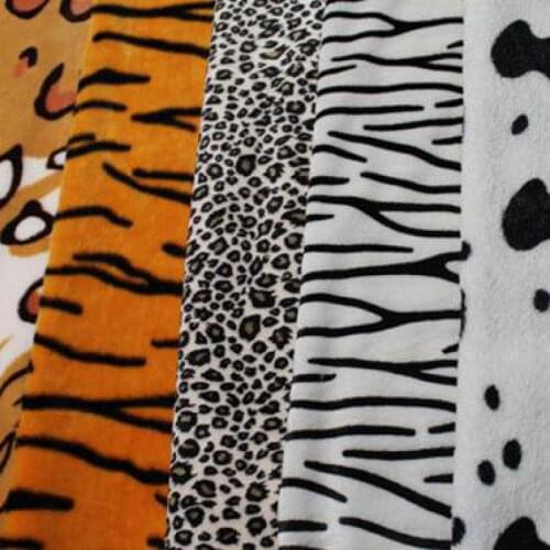 50*150cm Leopard Animal Pattern Faux Feelce Fabric Cushion Printed For Apparel Sewing & Fabric Textile Tissu Cloth Dolls