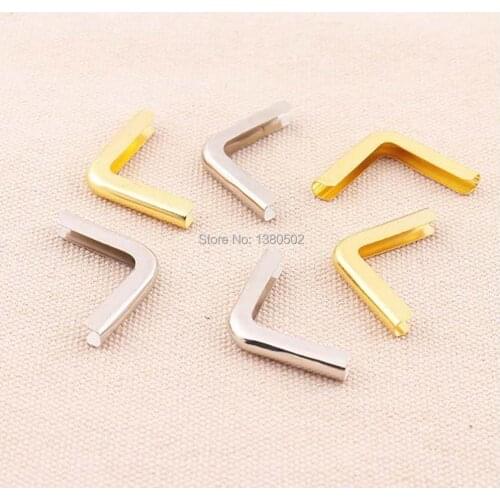 50pcs 23mm silver and gold color metal corners Protectors menu book photo frame Corner