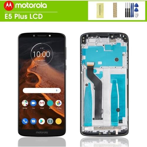 6.0'' Original For Motorola Moto E5 Plus XT1924 LCD Display Touch Screen Digitizer with Frame pantalla For Moto E5 Plus Display