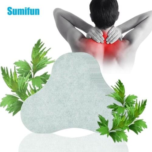 Sumifun 6pcs Herbal Neck Patch Joint Cervical Spondylosis Pain Relief Sticker Rheumatoid Arthritis Wormwood D3272