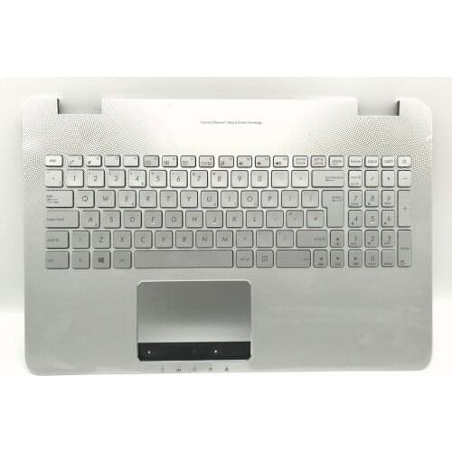 UK keyboard for Asus N551JM N551JB N551JX Topcase silver palmrest no backlit