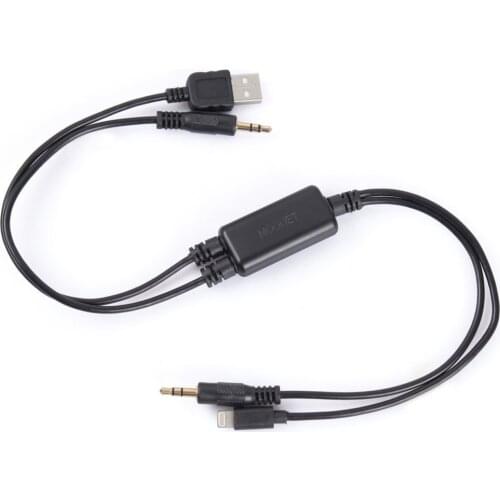 Car Audio Connect for iPhone5/6 iPod iPad USB Interface Adapter AUX Cable for BMW/Mini/cooper/E26/E30/E32/Benz/Porsche QX179