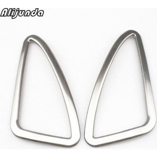 Car Accessories Stainless Steel Closed Top Speaker Closure Audio Cover Installation for Hyundai IX35 2011 2012 2013 2014