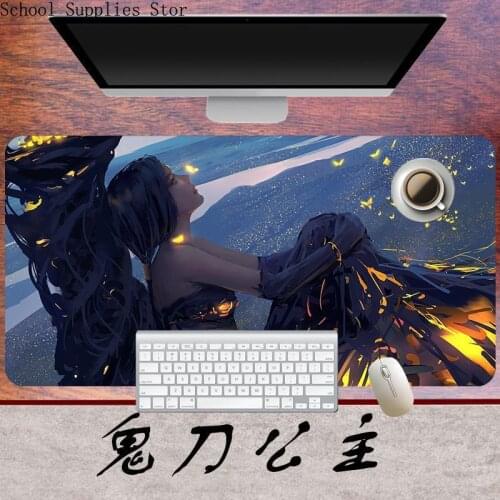 80x30cm Large Mouse Pad 3D Anime Girl Pad To Mouse Notbook Computer Mousepad PC Gaming Padmouse Gamer Laptop Desk Mat Mouse Mats