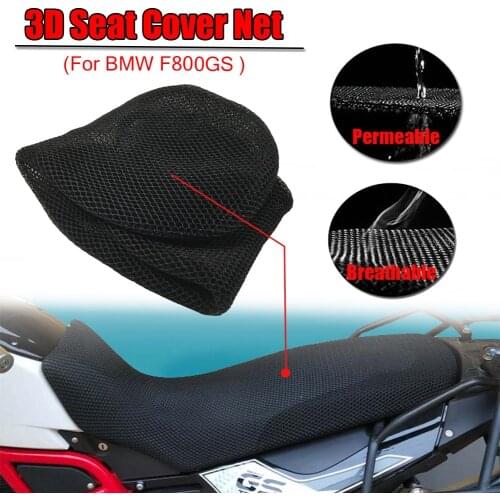 For BMW F800GS F700GS F650GS Rear Seat Cowl Cover 3D Mesh Net Waterproof Sunproof Protector F800 F700 F650 GS Motor Accessories