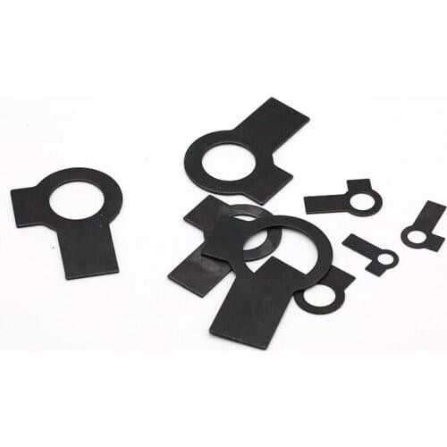 Black galvanized stainless steel double lug locking gasket locking gasket locking sheet