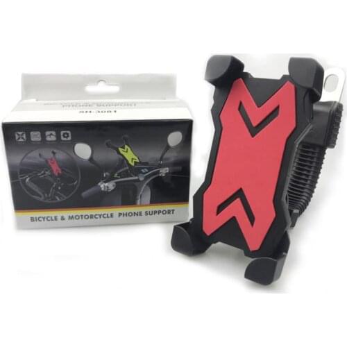 Motorcycle Phone Holder Rearview Mirror Mount Clip Bracket for 4-7 inches Mobile Phone Universal Motorcycle Bracket Holder