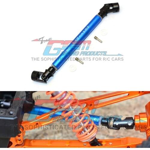 GPM AXIAL 1/10 YETI ROCK RACER 90026 90050 BUGGY Crawler Steel Joint Aluminum Adjustable Central Drive Shaft CVD RC Car Parts