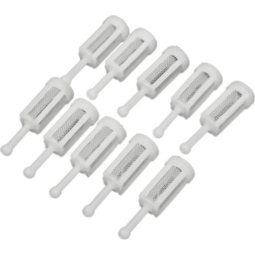 10Pcs Plastic Gravity Typ Spray Filter Pot Diameter 11Mm Total Length 36Mm Can Adapt To The Majority Of Solvent