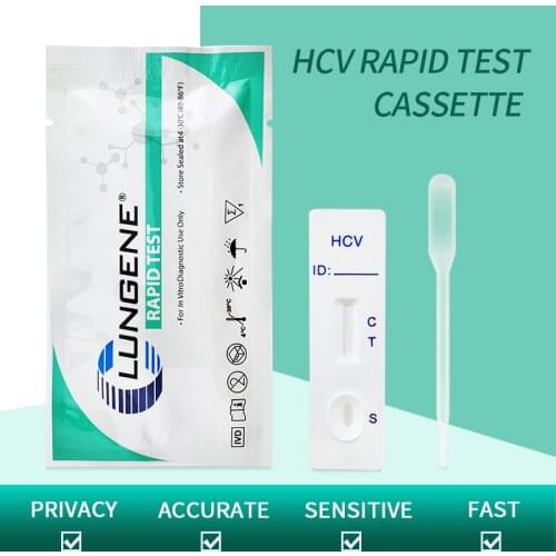 HCV Rapid Test Cassette HIV Infectious Disease Detection Hepatitis Blood Test