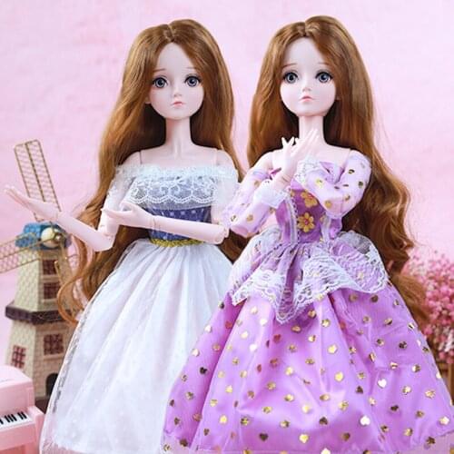 Beautiful Doll Clothes 1/3 BJD Skirt for 60 Cm Baby Doll Accessories Girl Princess Play House Dress Up Toys