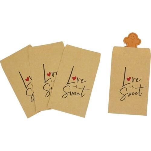 5-30pcs Mini Kraft Paper Bag Treat Candy Bags Chevron Polka Dot Bag Cookie Packaging Party Favors Bag Wedding Supplie 7.3x12.5cm