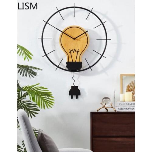 Nordic Light Luxury Art Wall Clock Living Room Personality Creativity Simple Modern Fashion Decorative Wall Home Clock Saat