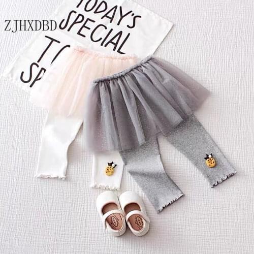 New Baby Girls Leggings Kids Sweatpants Girl Skirt-Pants Cptton Toddler Girls Skirt-pants Girl Trousers Child Childrens Clothes