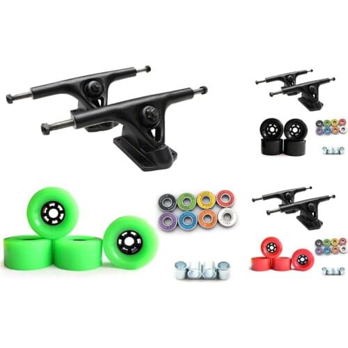 New 8 Inch Longboard Truck Electric Skateboard Wheel ABEC-9 Bearings 270mm Bridge 90X52mm Skateboard Wheels