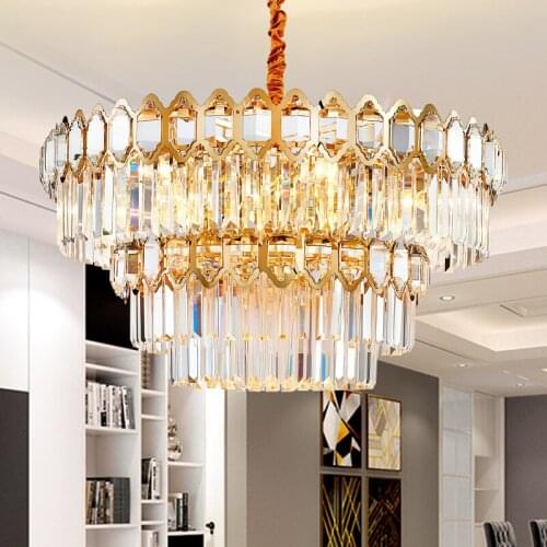 China Factory Hot Sale Mirror Stainless Steel Ceiling Pendant Lamp Luxury Style Hanging Chandelier For Hotel