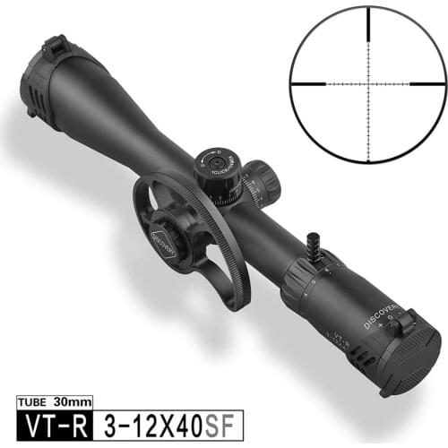3-12 Rifle Scope Discovery Stable Quality 30MM Tube Shockproof .22LR Side Focus with High Definition Bright Glass