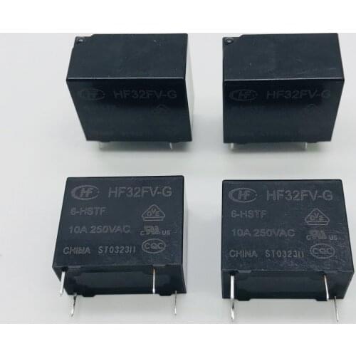 HF32FV-G-6-HSTF 006VDC 10A250VAC relays