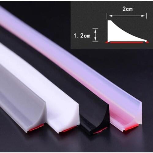 Multi-size color Silicone Bathroom water retaining strip washing machine Basin Stove Dry and Wet Separation shower dam Barrier