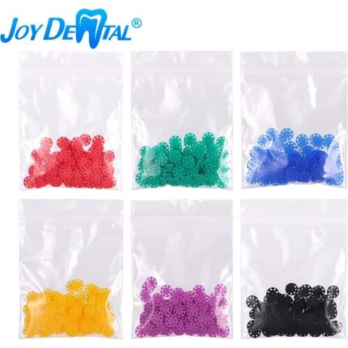 Dental Root Canal File Disinfection Marking Circle Ring Counting Stopper 100pcs/Bag Silicone 135°C Autoclavable