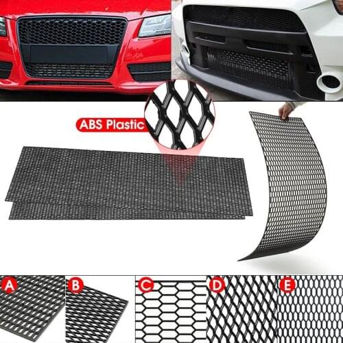 120X40cm Universal Car Styling Air Intake Racing Honeycomb Meshed Grille Spoiler Bumper Hood Vent Racing Grills