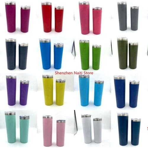 20oz 30oz Tumbler Double Wall Stainless Steel Vacuum Tumbler Vacuum Insulated Straight Cups Flask Beer Coffee Mugs