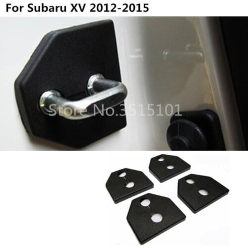 Top quality Car anti rust water proof Door lock key keys buckle Limit device trim 4pcs For Subaru XV 2012 2013 2014 2015