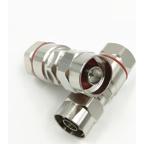 10pcs/lot Copper NJ-1/2 feeder cable connector 50-12 cable N type L16 Male connector