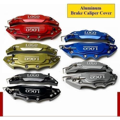 2PCS 3D Aluminum Brake Caliper Cover Front Rear Wheel modification Car Styling For FIAT Palio Palio Weekend Siena Perla 500C 500