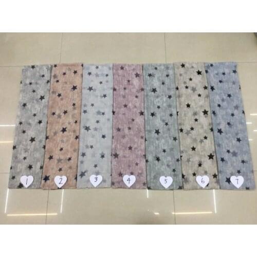 2015 Newest Tie-dye Style The Star Print Scarf Women Pentagram Wrap Shawl Hijab Women Star Print Scarves Wholesale Free Shipping