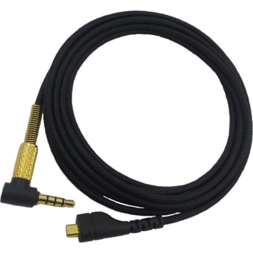 2020 New Replacement 3.5mm Nylon Audio- Cable For Steelseries Arctis 3/5/7/Pro 2m Long Gaming Headset Line For laptop