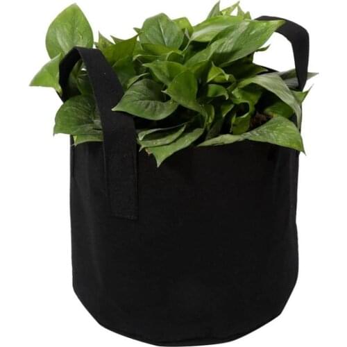 3Pcs 3/5/7 Gallon Grow Bags Felt Planter Growing Fabric Flower Planting Potatoes Vegetable Flower Plant Pots Garden Tools