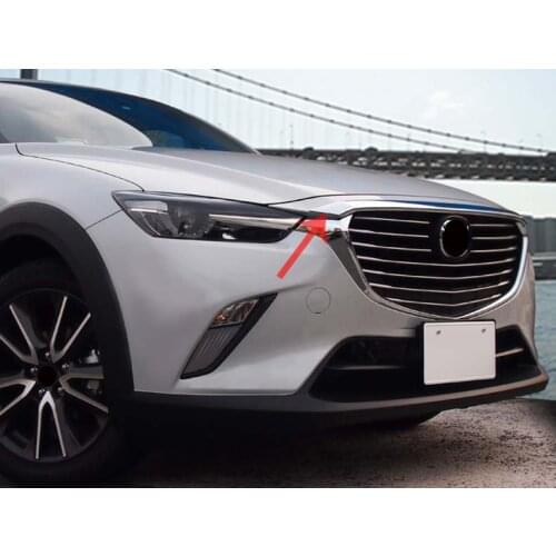 ABS Chrome Accessories Fit For 2015-2016 2017 2018 Mazda CX-3 CX 3 CX3 Engine Cover Trim Garnish Hood Guard