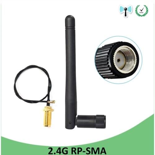 2.4GHz WiFi Antenna 3dBi Aerial RP-SMA Male Connector 2.4 ghz antena wi-fi Router +21cm PCI U.FL IPX to SMA Male Pigtail Cable