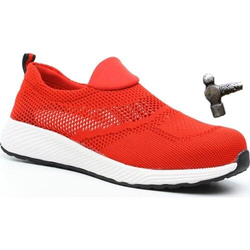 Brand Summer Lightweight Steel Toecap Men Women Work Safety Boots Breathable Male Female Shoes Plus Size 36-46