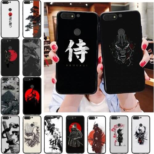 Japanese samurai style Phone Case For Huawei Honor 7C 7A 8X 9X 8A 10i 20lite 10 10lite 20S 20 8C 7X 8S 7S 9A 10X lite