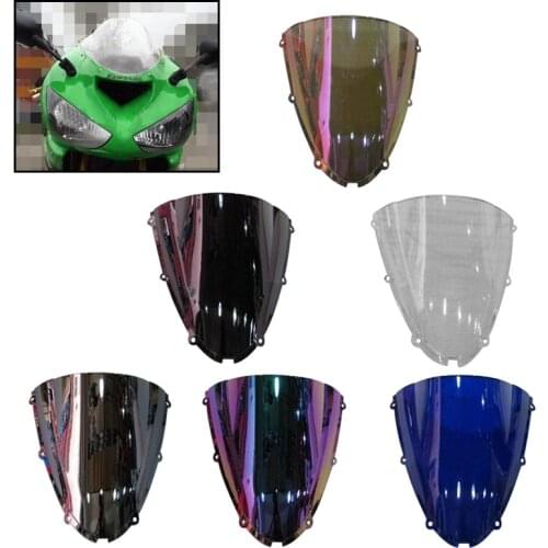 Motorcycle Windshield WindScreen screen Air Wind Deflector For Kawasaki Ninja ZX6R 636 2005 2006 2007 2008 ZX10R 2006 2007