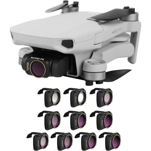 Sunnylife Camera Lens Filter MCUV ND4 ND8 ND16 ND32 CPL ND/PL Filters for DJI Mavic Mini Camera Drone