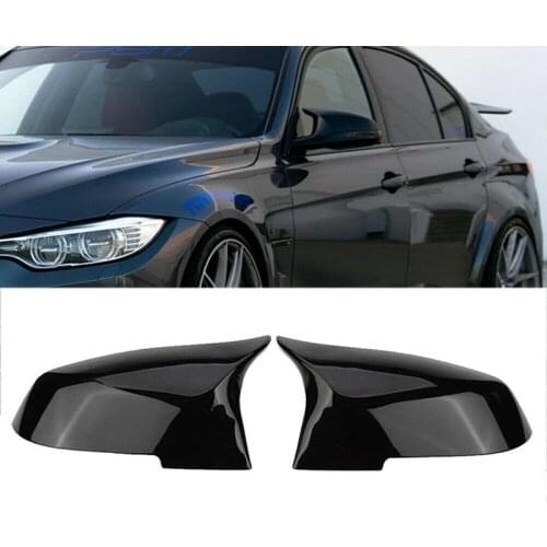 1 Pair Gloss Black Rearview Mirror Cover Replacement For BMW Series 1 2 3 4 X M 220i 328i 420i F20 F21 F22 F23 Car Accessories
