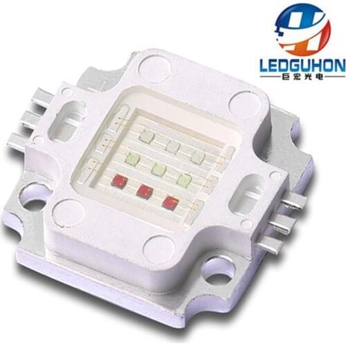 Guangzhou manufactory 10W RGB led cob used for stage lights shape square