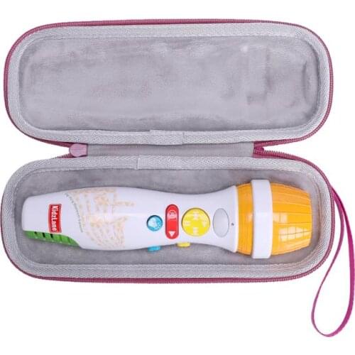 LTGEM Waterproof EVA Hard Case for Kidzlane Karaoke Microphone For Kids-pink